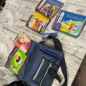 Leap Frog Quantum Leap Pad Sed De Saber Learn Spanish/English Tablet 3 Book Set